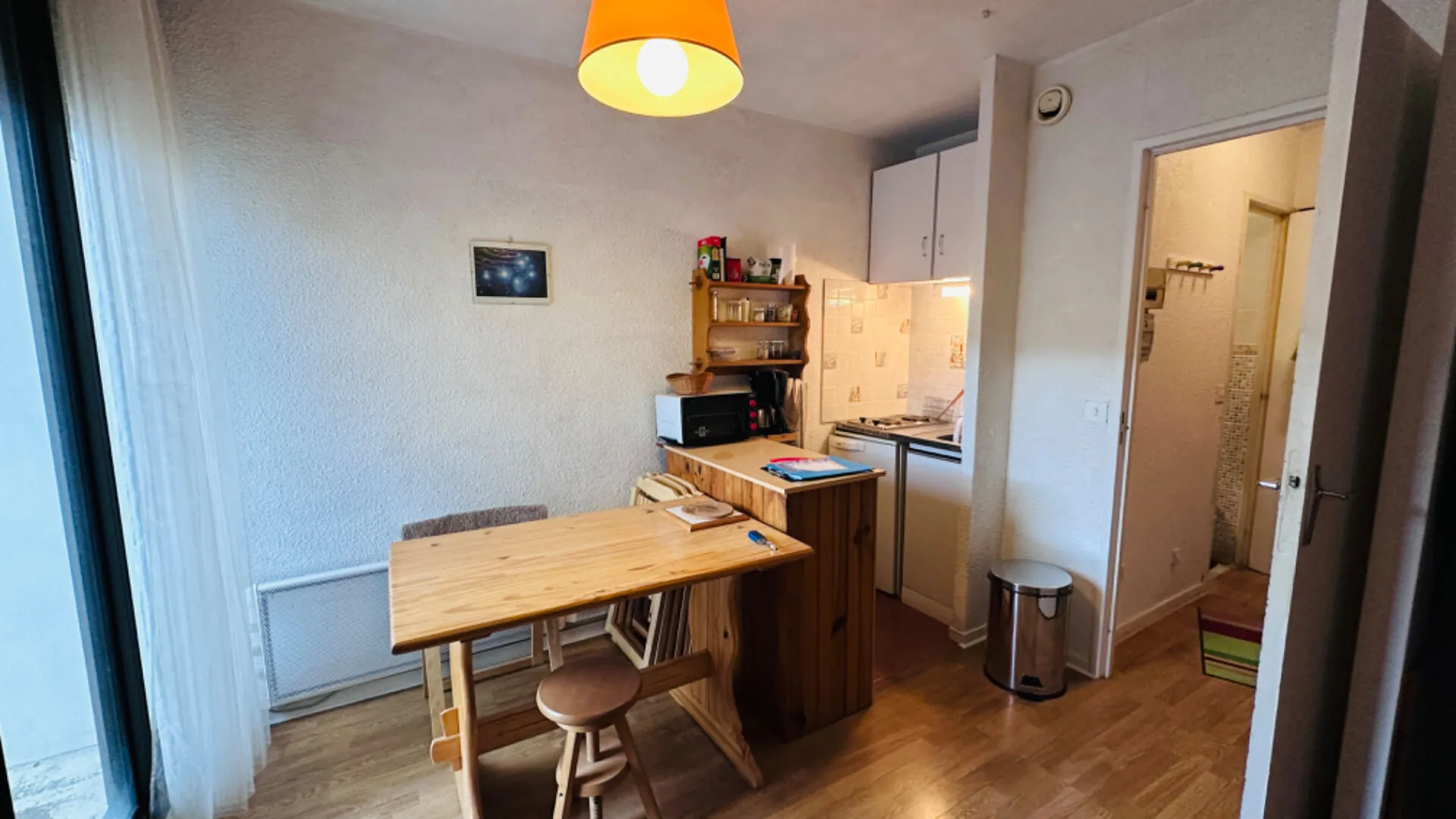 Studio avec balcon, vue montagnes, box fermé à La Pierre-Saint-Martin 