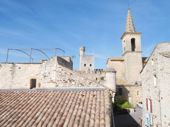 Maison en pierre avec terrasse proche du Pont du Gard et d'Uzès