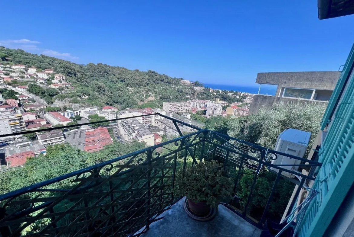 Appartement 3 pièces avec garage à Nice Bellet - Vue mer et collines 