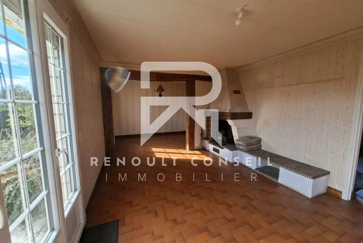 Joli pavillon traditionnel de 132 m² à Beaumont le Roger avec jardin clos 