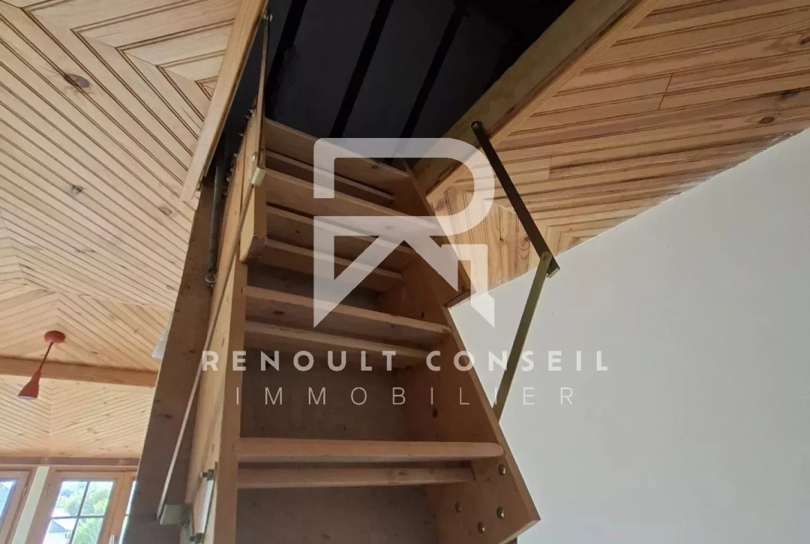 Joli pavillon traditionnel de 132 m² à Beaumont le Roger avec jardin clos 
