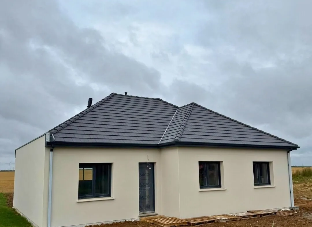 Maison neuve écologique à Yonval de 102 m² avec 3 chambres et prêt à taux zéro 