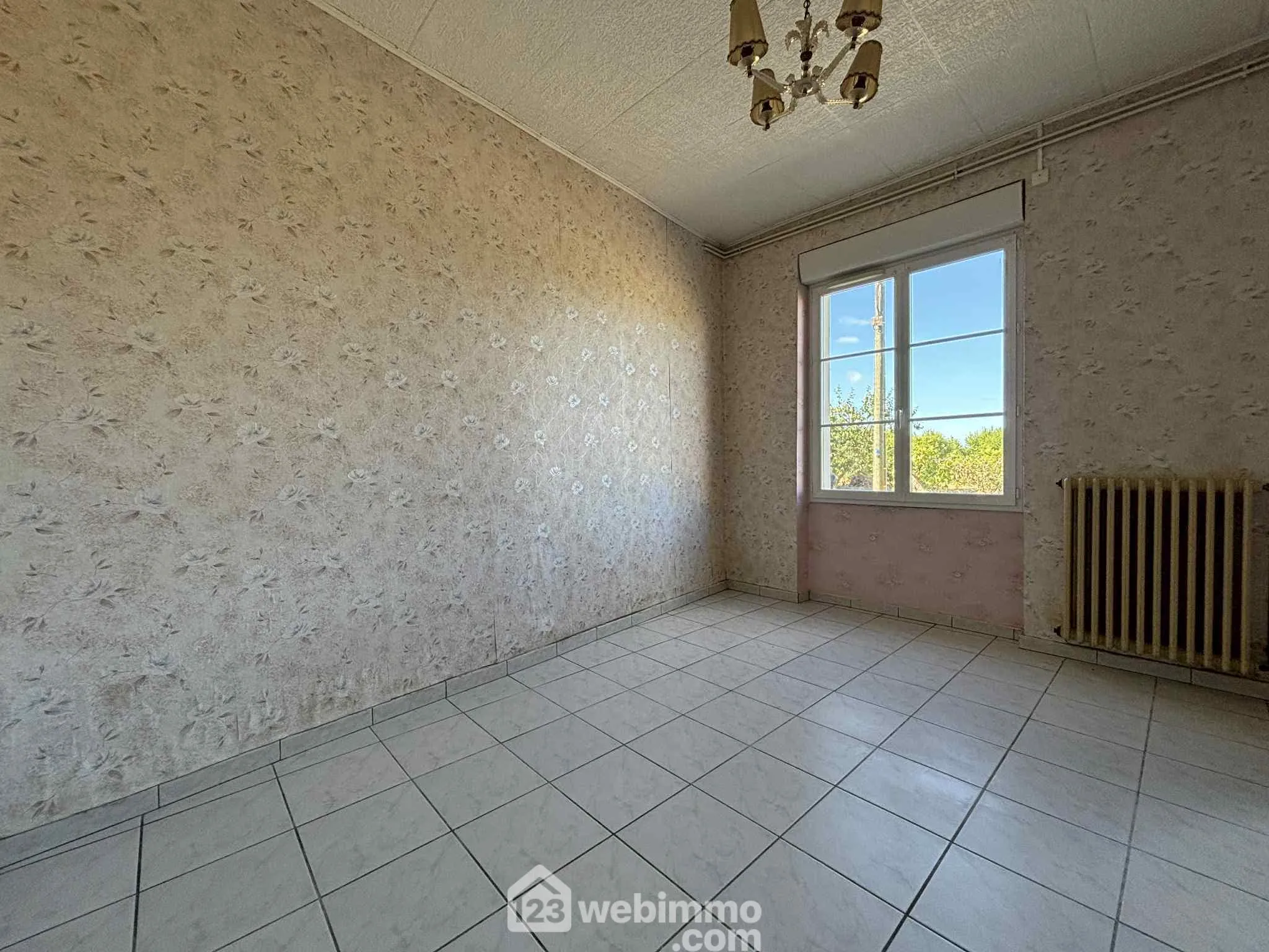 Ensemble immobilier à rénover à Oyré (86220) avec potentiel de terrain 