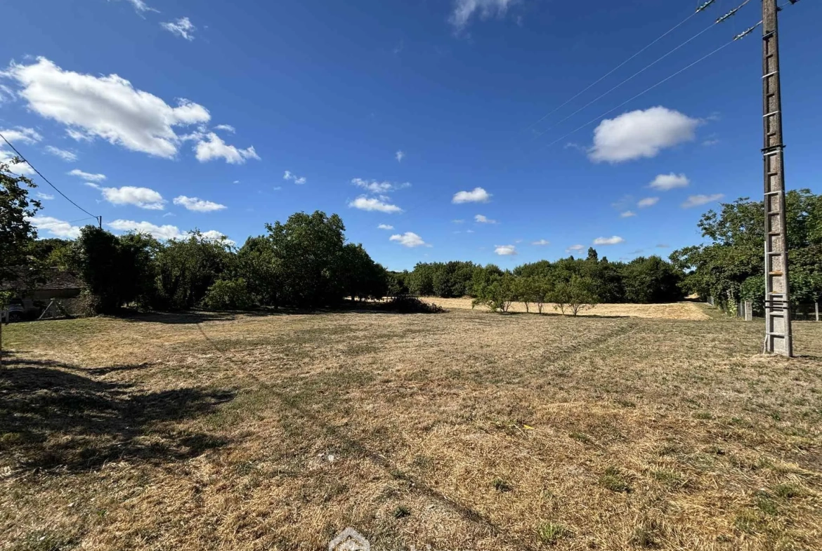Ensemble immobilier à rénover à Oyré (86220) avec potentiel de terrain 