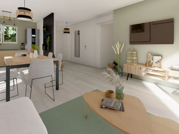 Maison neuve de 80 m² avec 3 chambres à Saint-Michel-Escalus, proche Léon