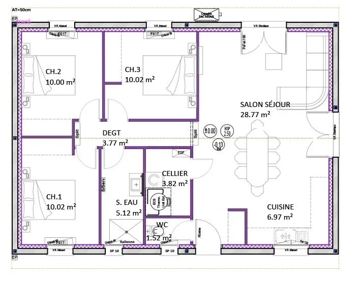 Maison neuve de 80 m² avec 3 chambres à Saint-Michel-Escalus, proche Léon 