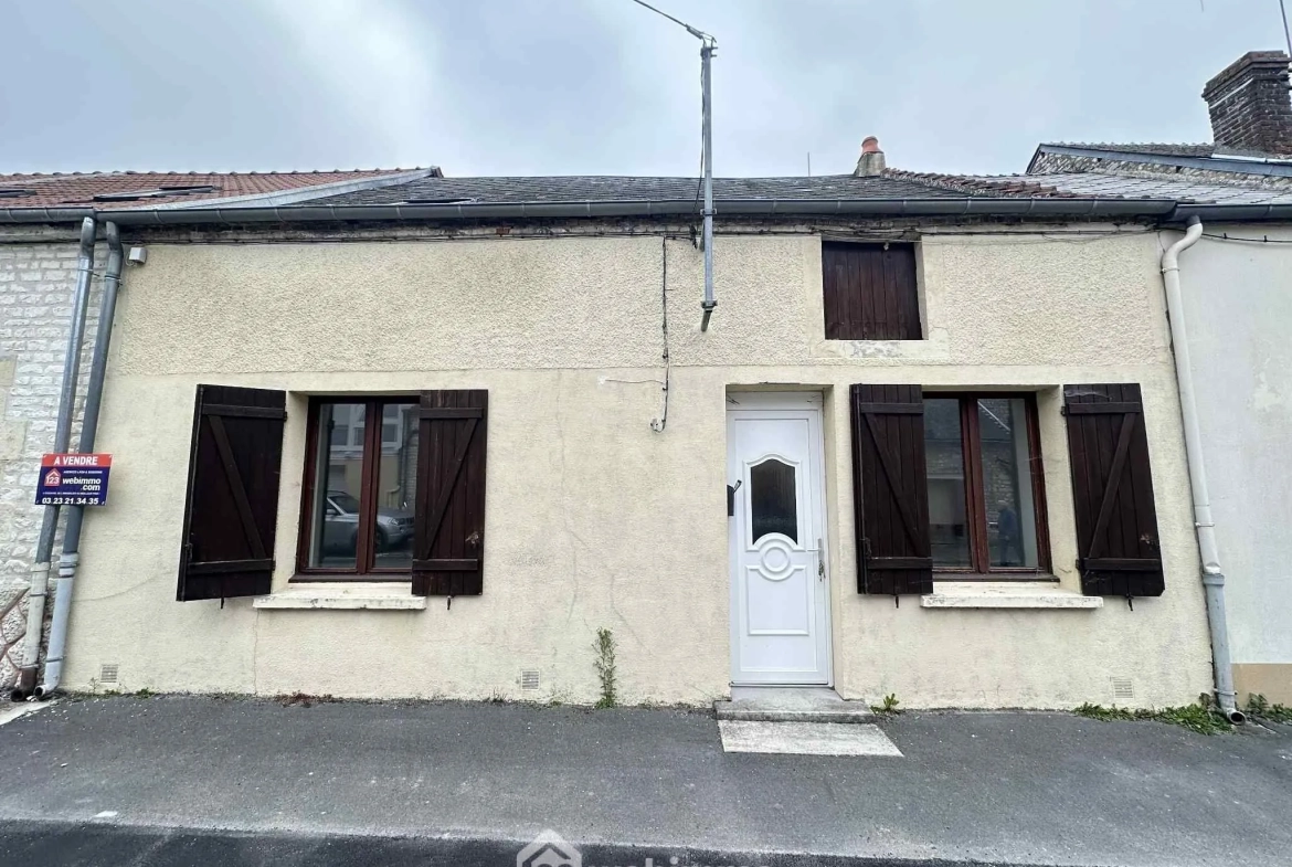 Charmante maison de ville de 85 m² avec garage et jardin à Sissonne 