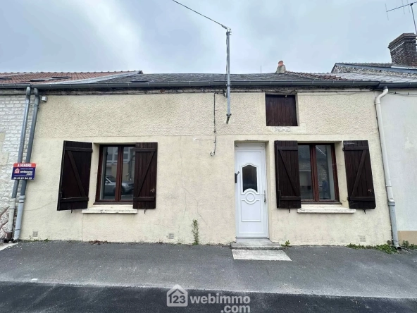 Charmante maison de ville de 85 m² avec garage et jardin à Sissonne