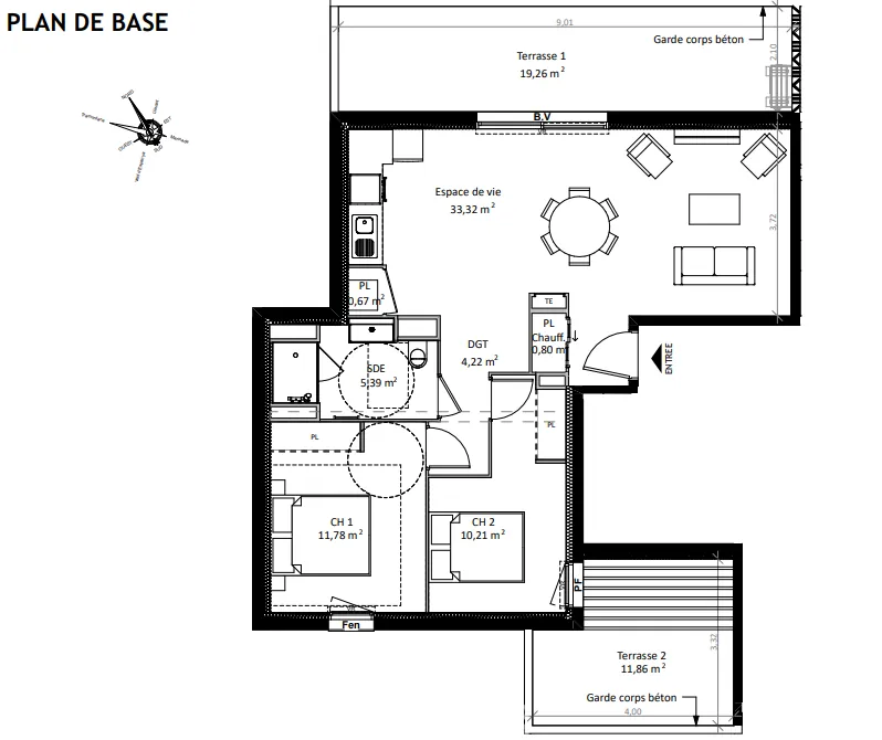 Appartement T3 neuf à Alénya avec Vue Privilege - Livraison 2027 