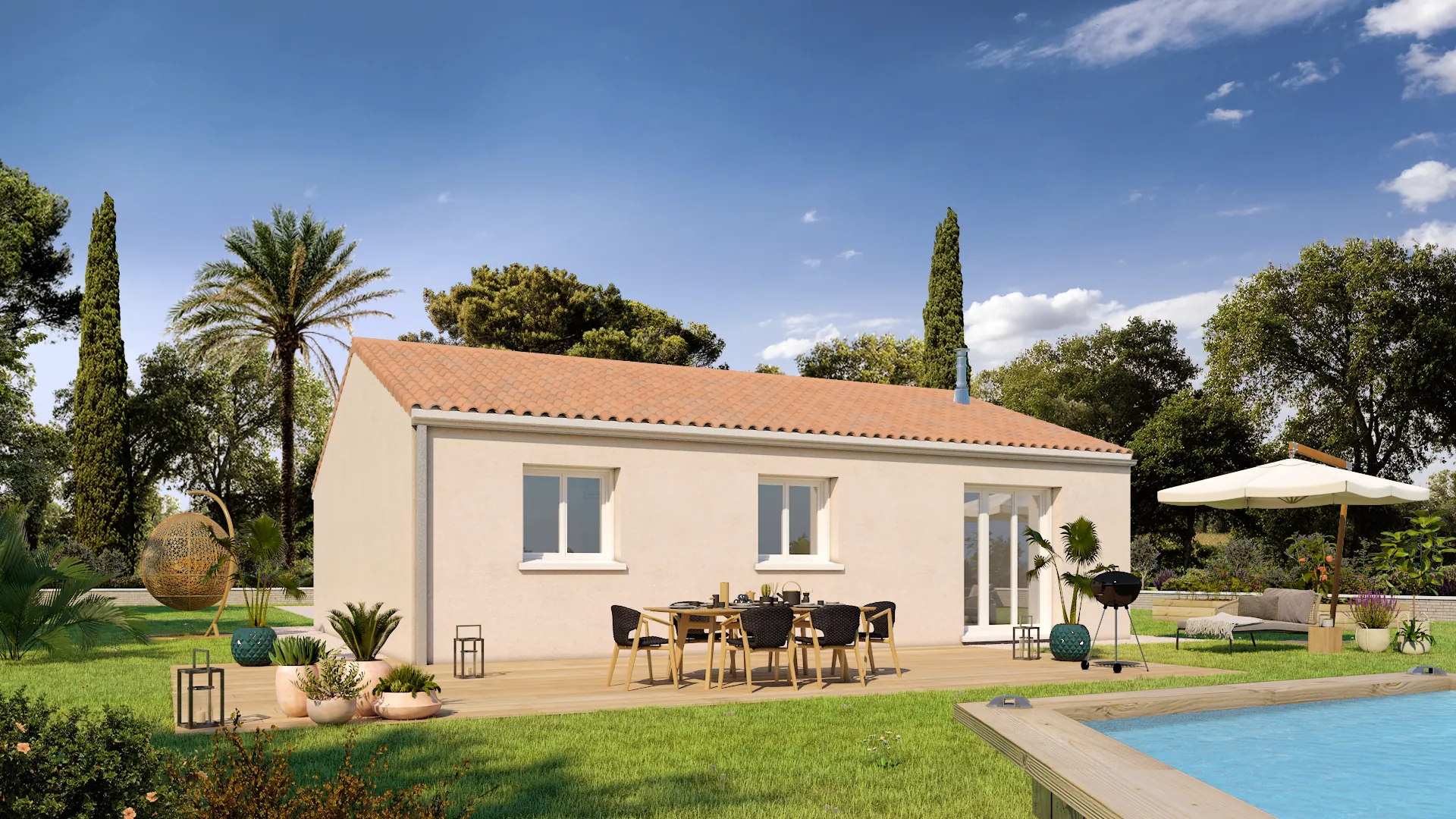 Maison neuve 2 chambres avec jardin à Casteljaloux – Offre exclusive 
