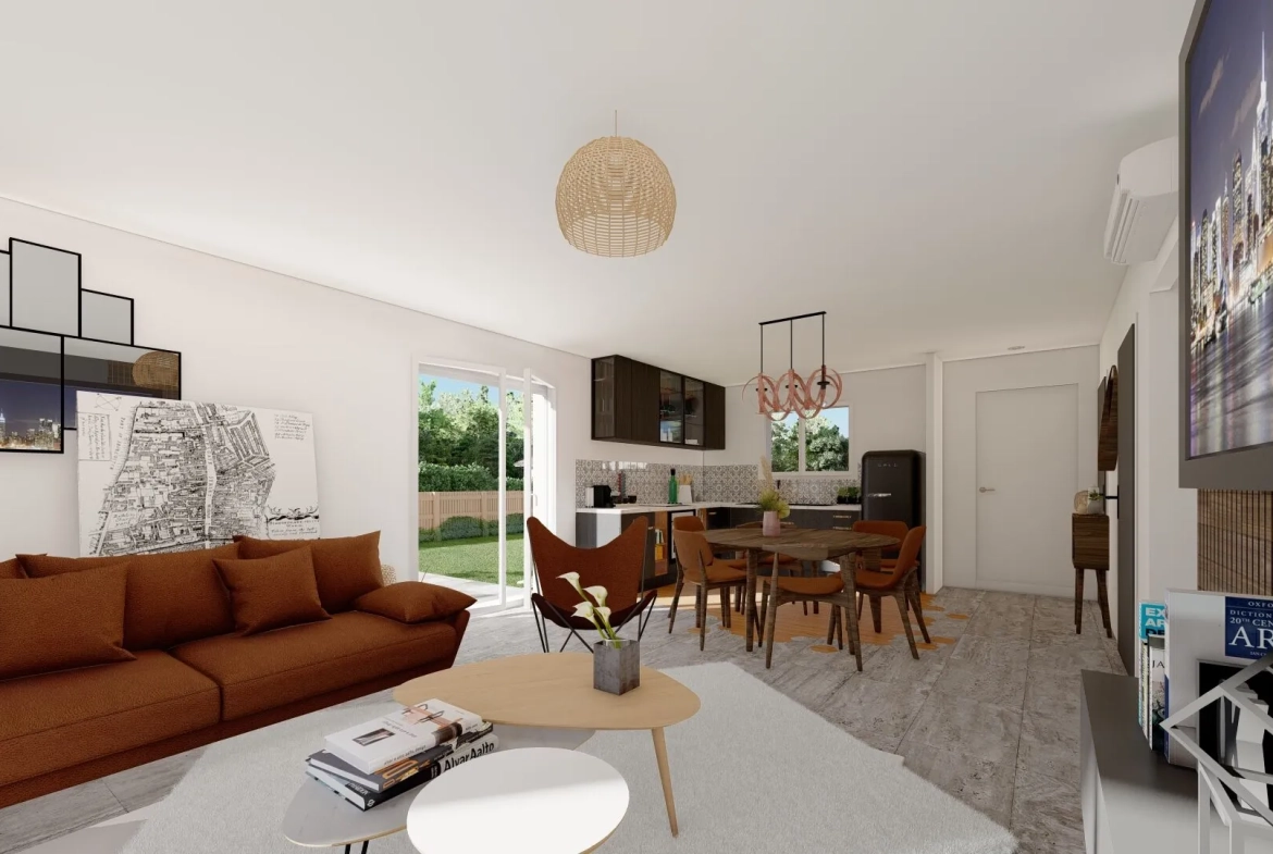 Maison neuve 80m² avec 3 chambres à Vielle-Saint-Girons, proche plage 
