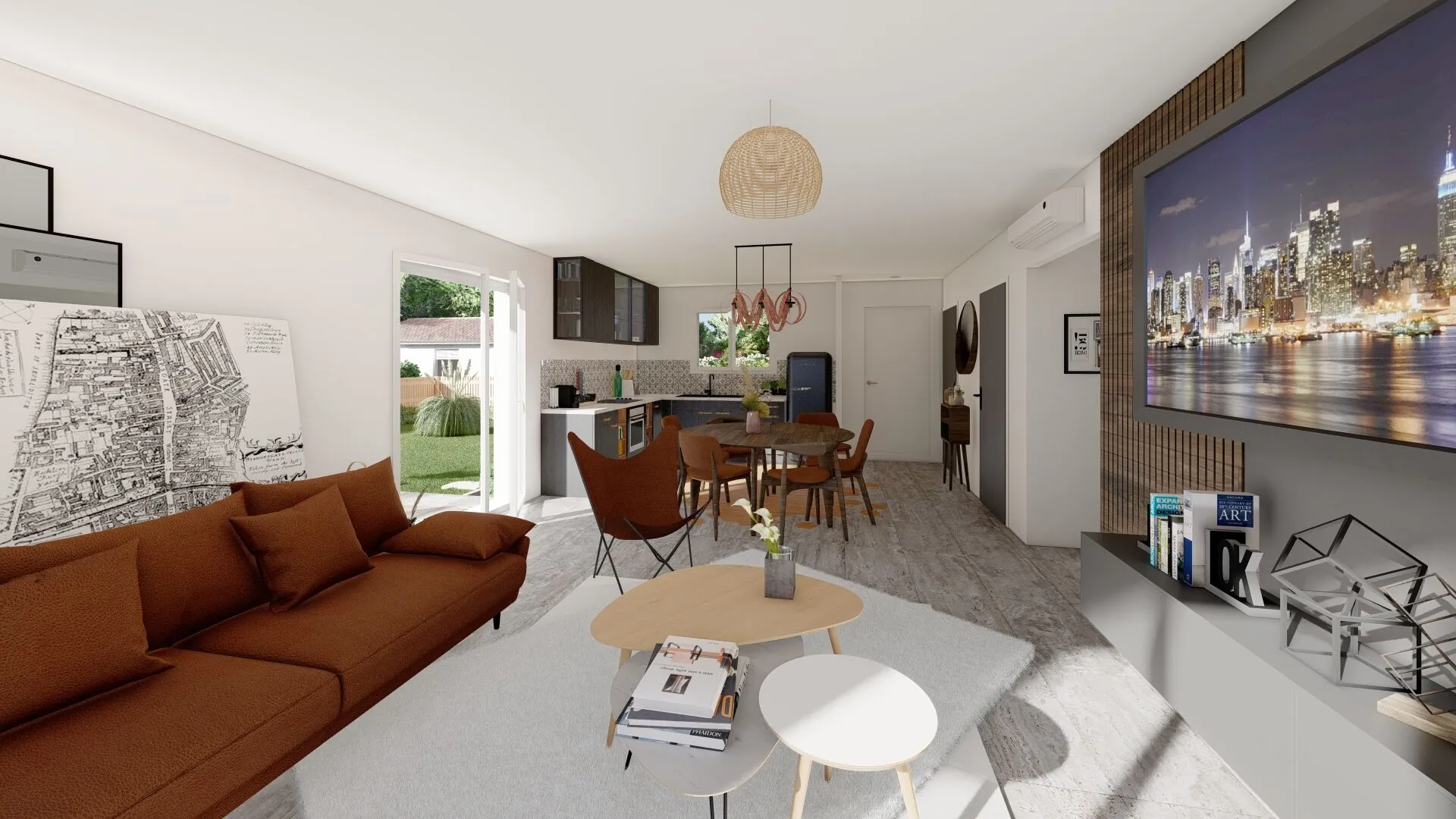 Maison neuve 80m² avec 3 chambres à Vielle-Saint-Girons, proche plage 