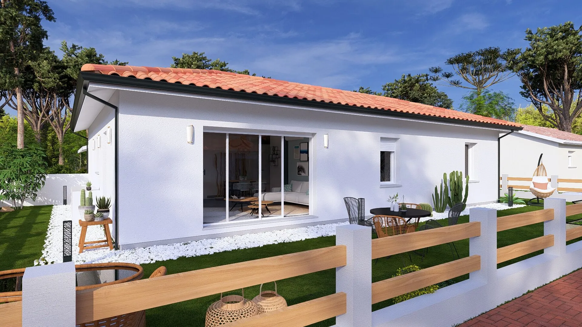 Maison neuve avec 3 chambres et garage à Vielle-Saint-Girons - Projet personnalisé 