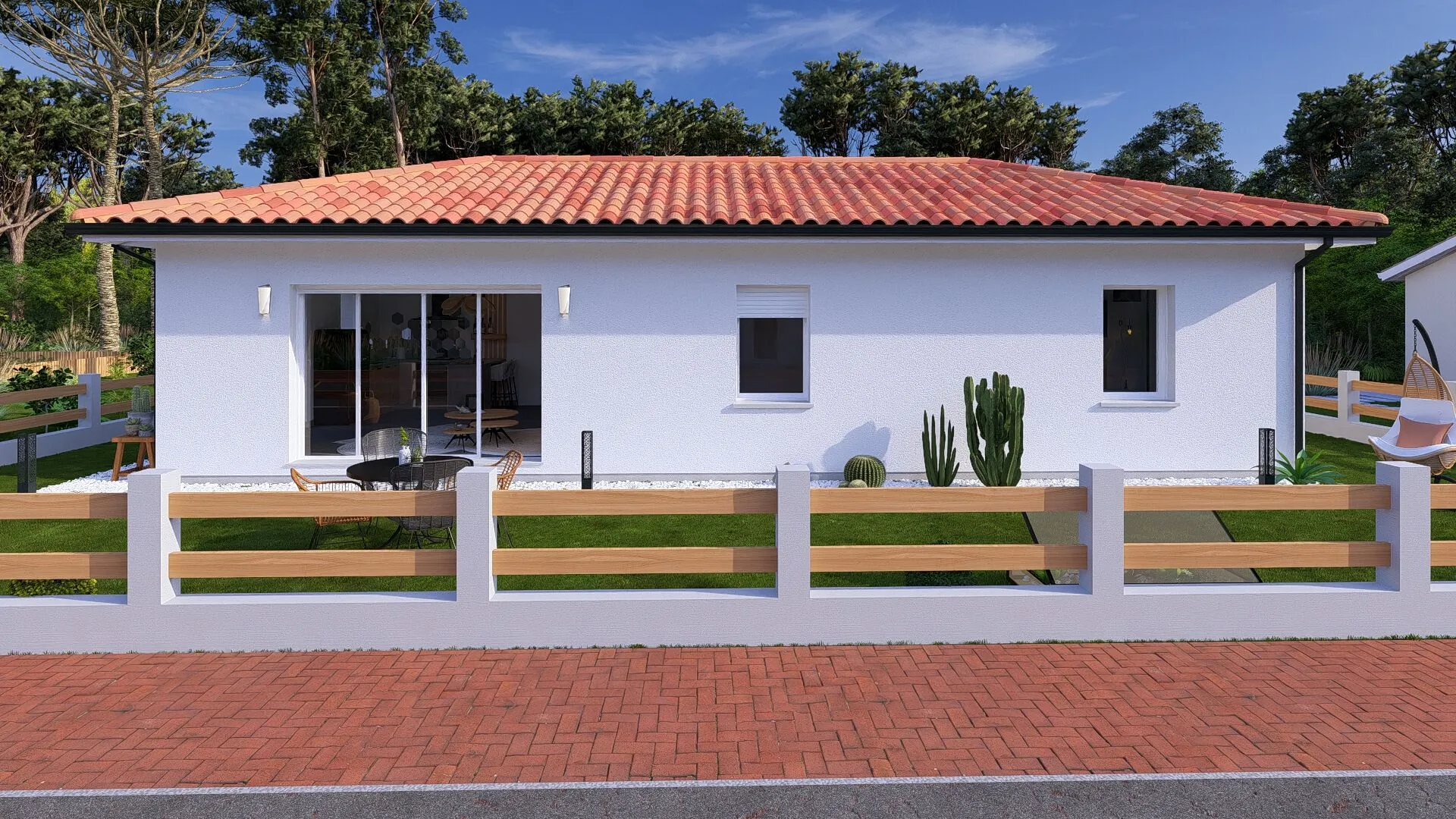 Maison neuve avec 3 chambres et garage à Vielle-Saint-Girons - Projet personnalisé 
