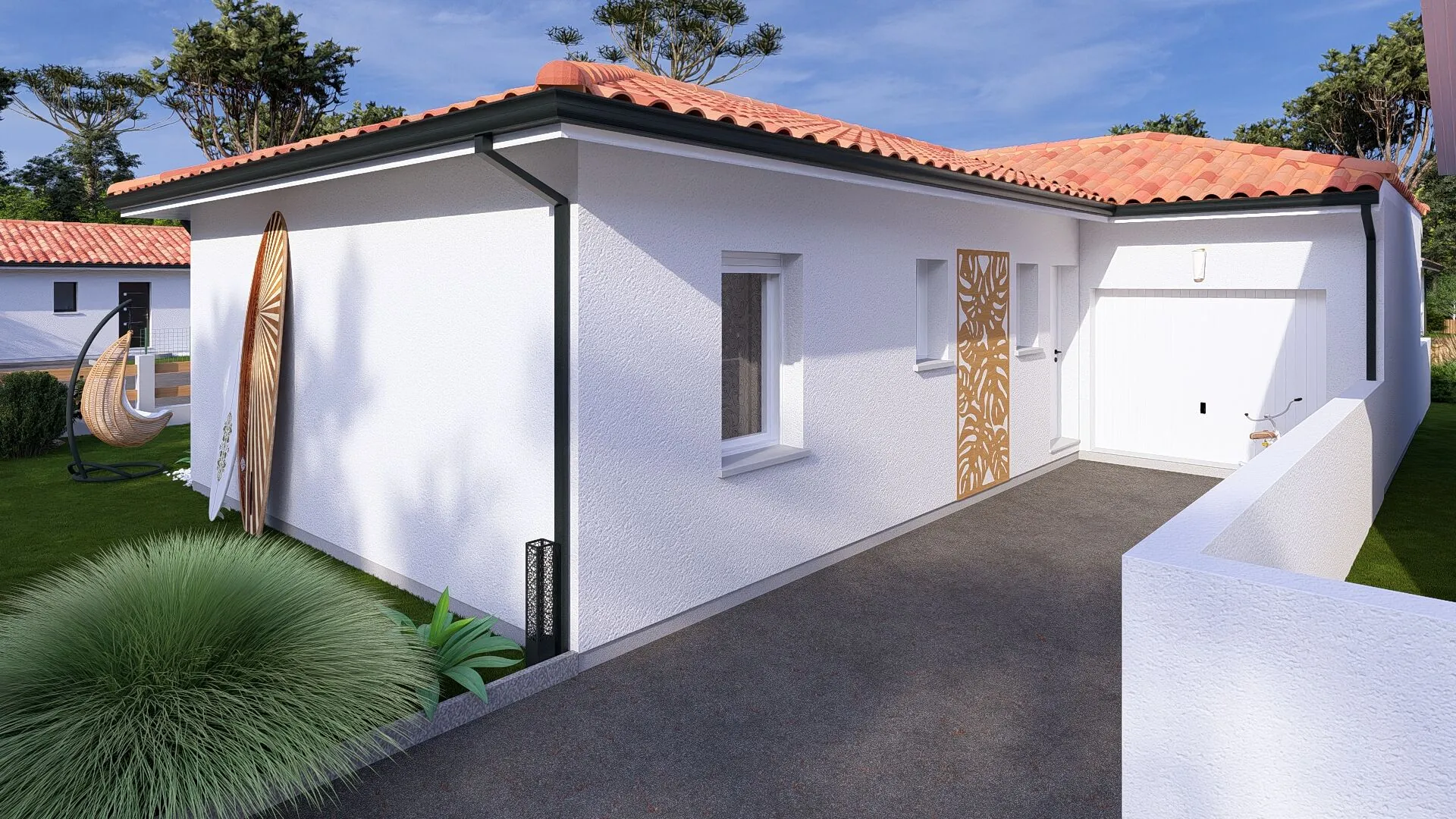 Maison neuve avec 3 chambres et garage à Vielle-Saint-Girons - Projet personnalisé 
