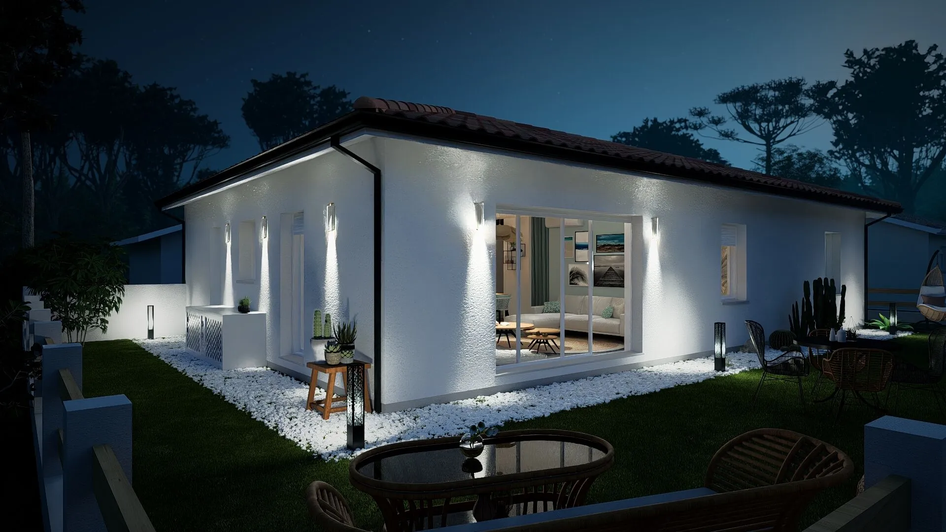 Maison neuve avec 3 chambres et garage à Vielle-Saint-Girons - Projet personnalisé 