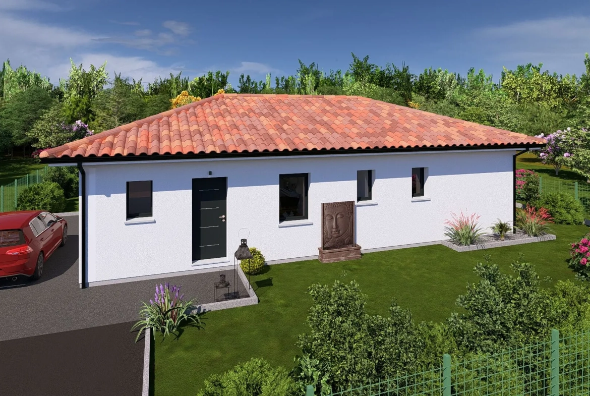 Maison neuve 2 chambres, 85m² à Saint-Michel-Escalus - Projet personnalisé 