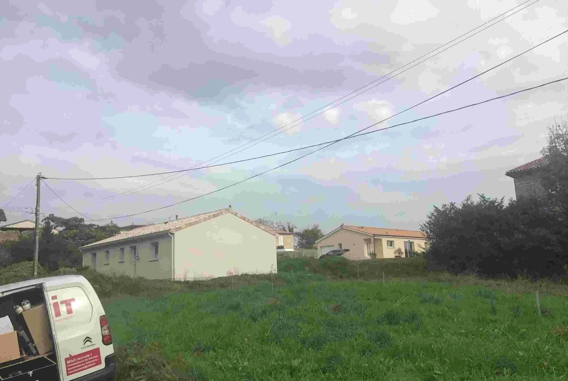 Terrain constructible à Preignac, parfait pour résidence ou investissement immobilier 