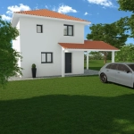 Maison neuve de 90 m² à Les Abrets avec jardin et 3 chambres