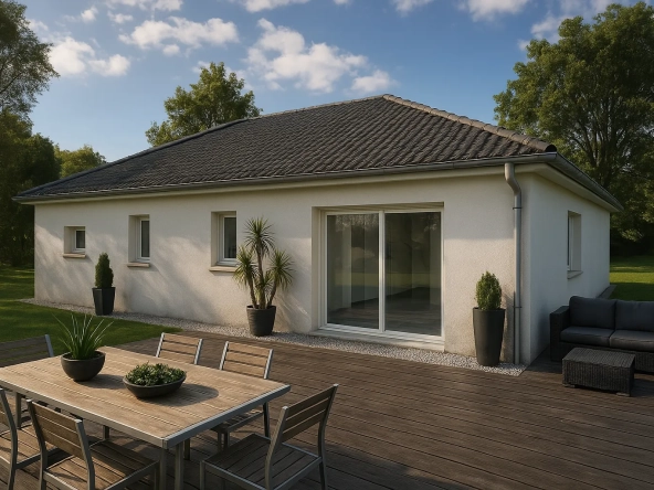 Maison neuve de 90 m² avec jardin sud à vendre à Les Abrets