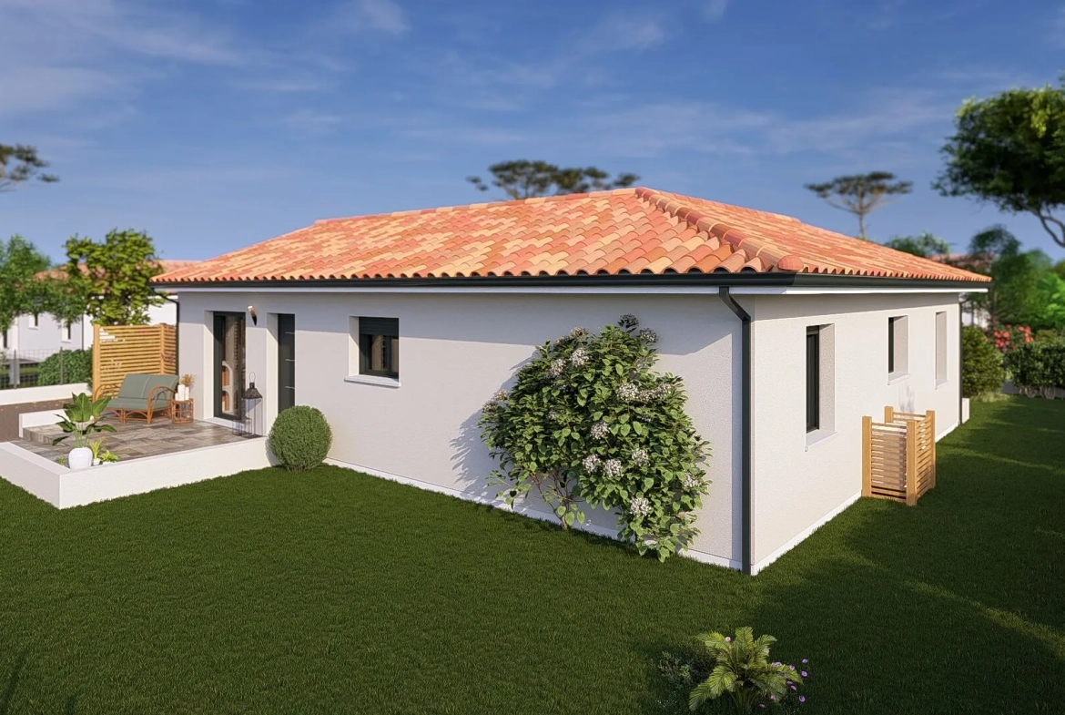 Maison neuve de 90 m² avec 3 chambres à Castets, calme et moderne 