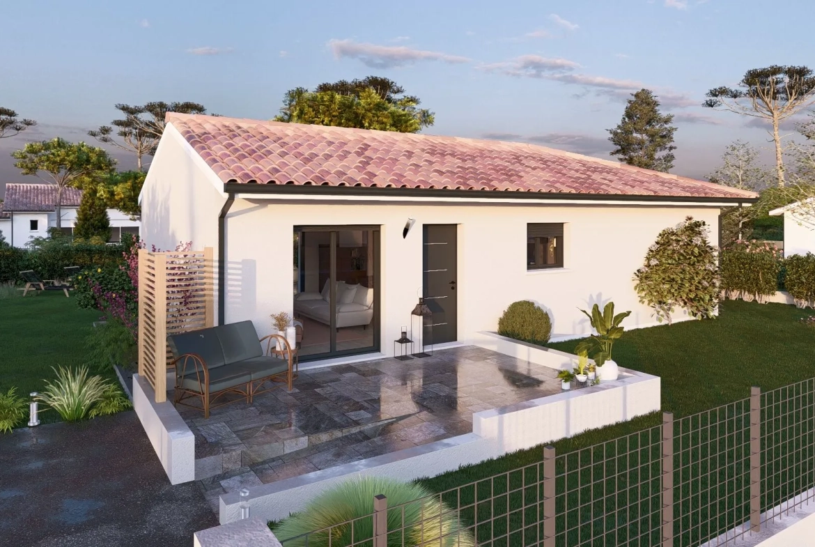 Maison neuve de 90 m² avec 3 chambres à Castets, calme et moderne 