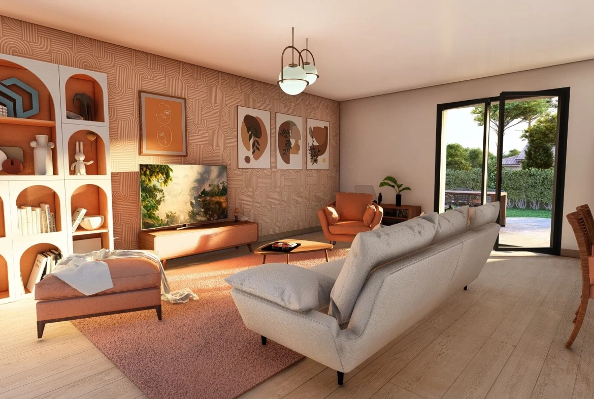 Maison neuve de 90 m² avec 3 chambres à Castets, calme et moderne 