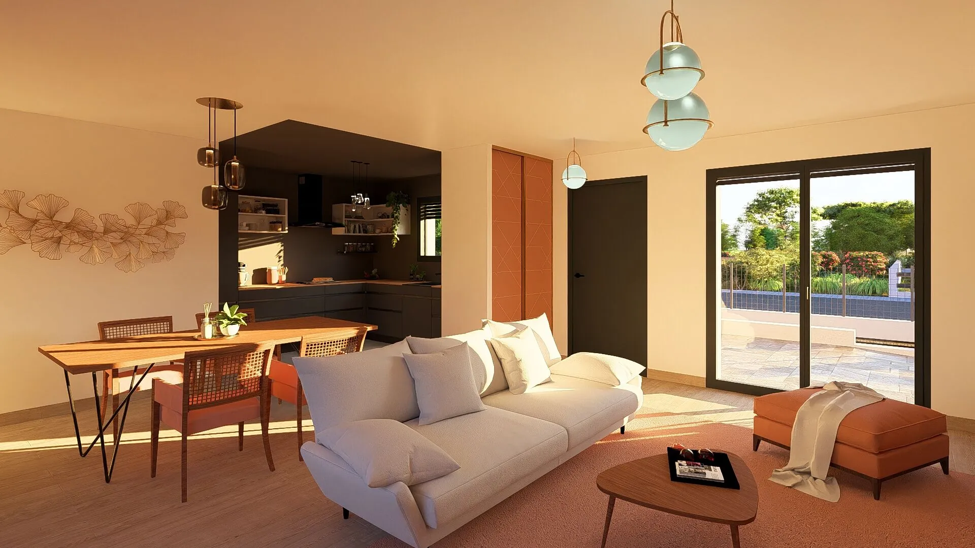 Maison neuve de 90 m² avec 3 chambres à Castets, calme et moderne 