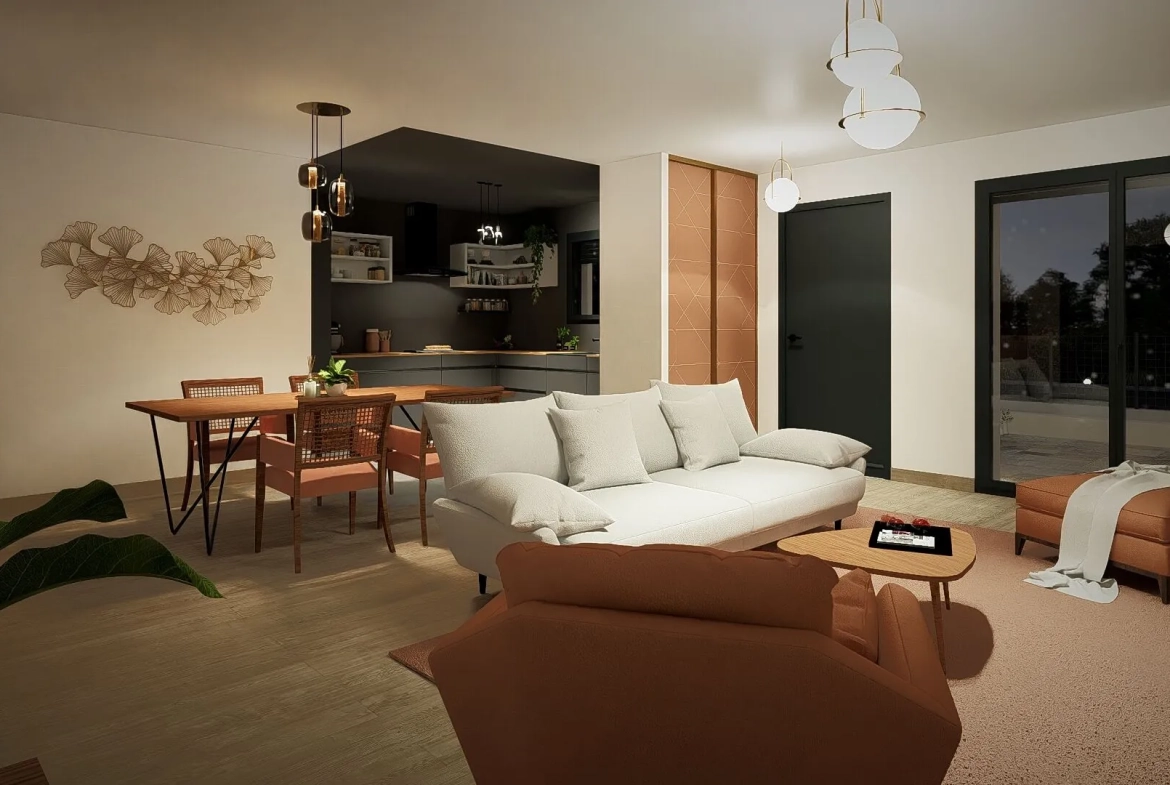 Maison neuve de 90 m² avec 3 chambres à Castets, calme et moderne 
