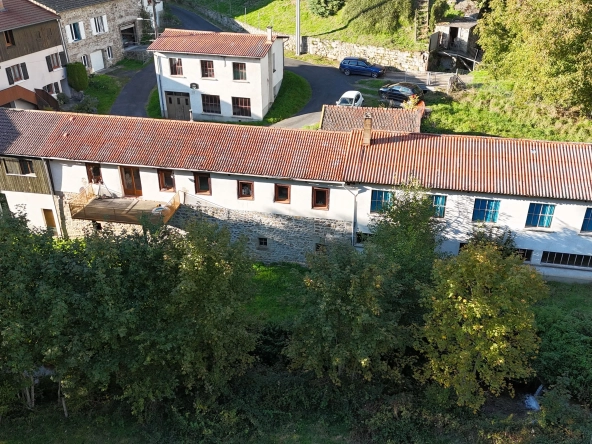 Longère rénovée avec dépendances à Ambert – Idéal artisan et famille