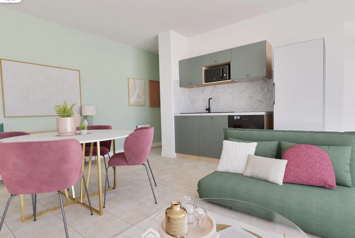 Appartement 2 pièces de 36m² à Poitiers avec loggia et parking 