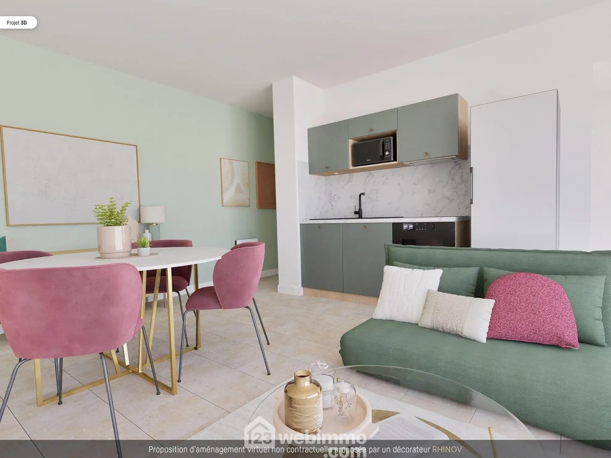 Appartement 2 pièces de 36m² à Poitiers avec loggia et parking 