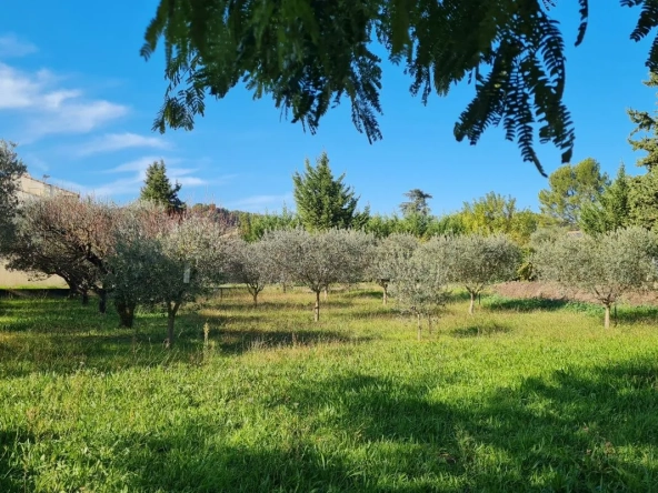 Terrain constructible de 900 m² à Pujaut avec permis pour villa contemporaine