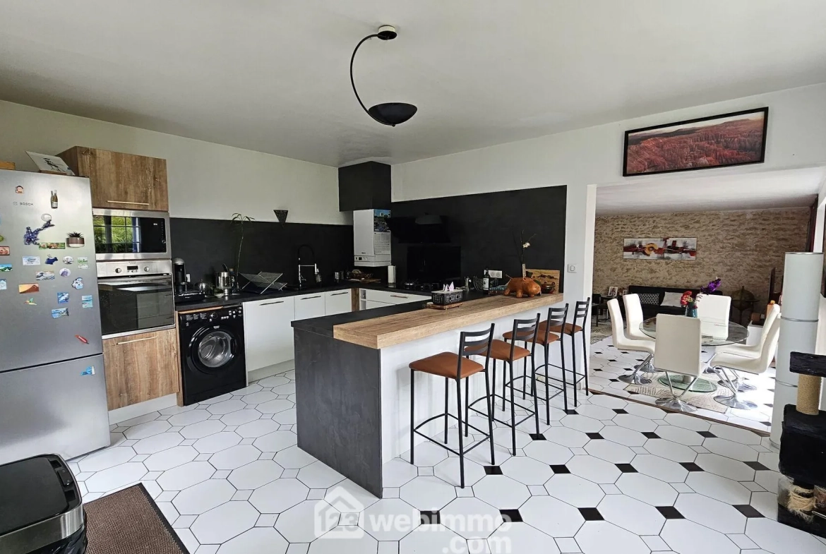 Maison de 110 m² à Gironville-sur-Essonne avec jardin et dépendance 
