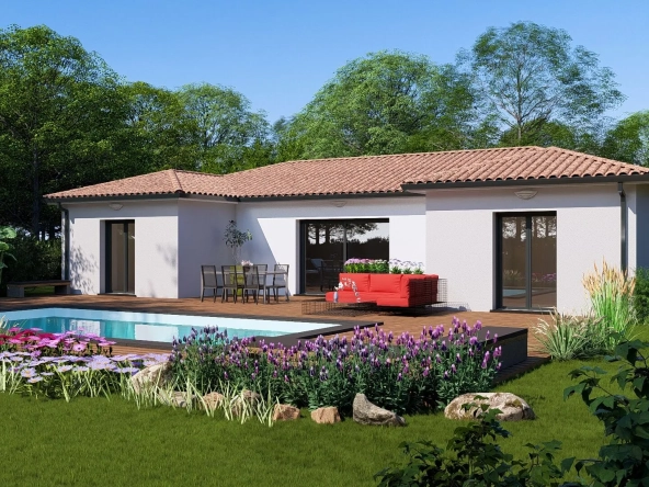 Construction de maison neuve à Nailloux avec terrain de 1022 m² - Projet personnalisé