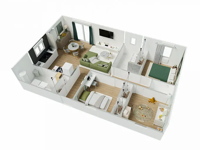 Maison neuve 3 chambres à Isle - 75m² sur terrain de 540m² 
