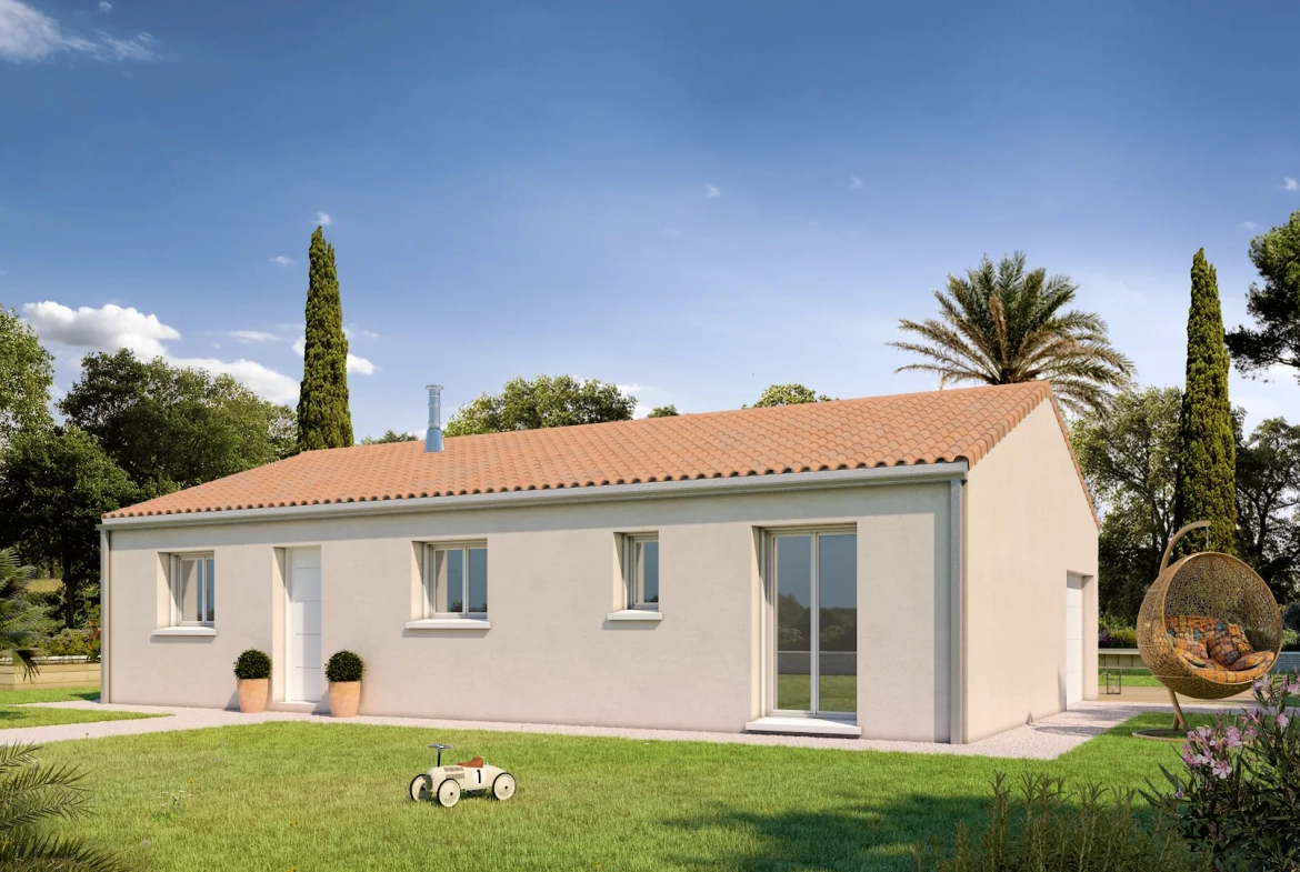 Maison neuve avec 3 chambres à Gornac - Projet personnalisé 