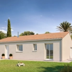 Maison neuve avec 3 chambres à Gornac - Projet personnalisé