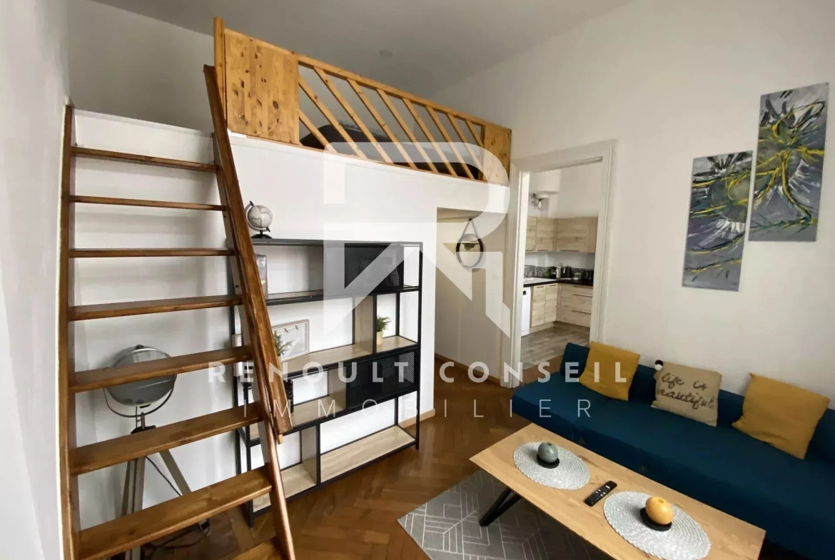 Appartement T1 bis meublé à Rouen Saint Sever – Rénové, idéal investisseur 