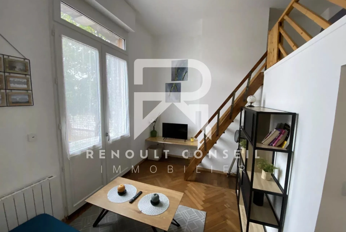 Appartement T1 bis meublé à Rouen Saint Sever – Rénové, idéal investisseur 