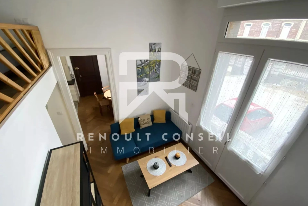 Appartement T1 bis meublé à Rouen Saint Sever – Rénové, idéal investisseur 