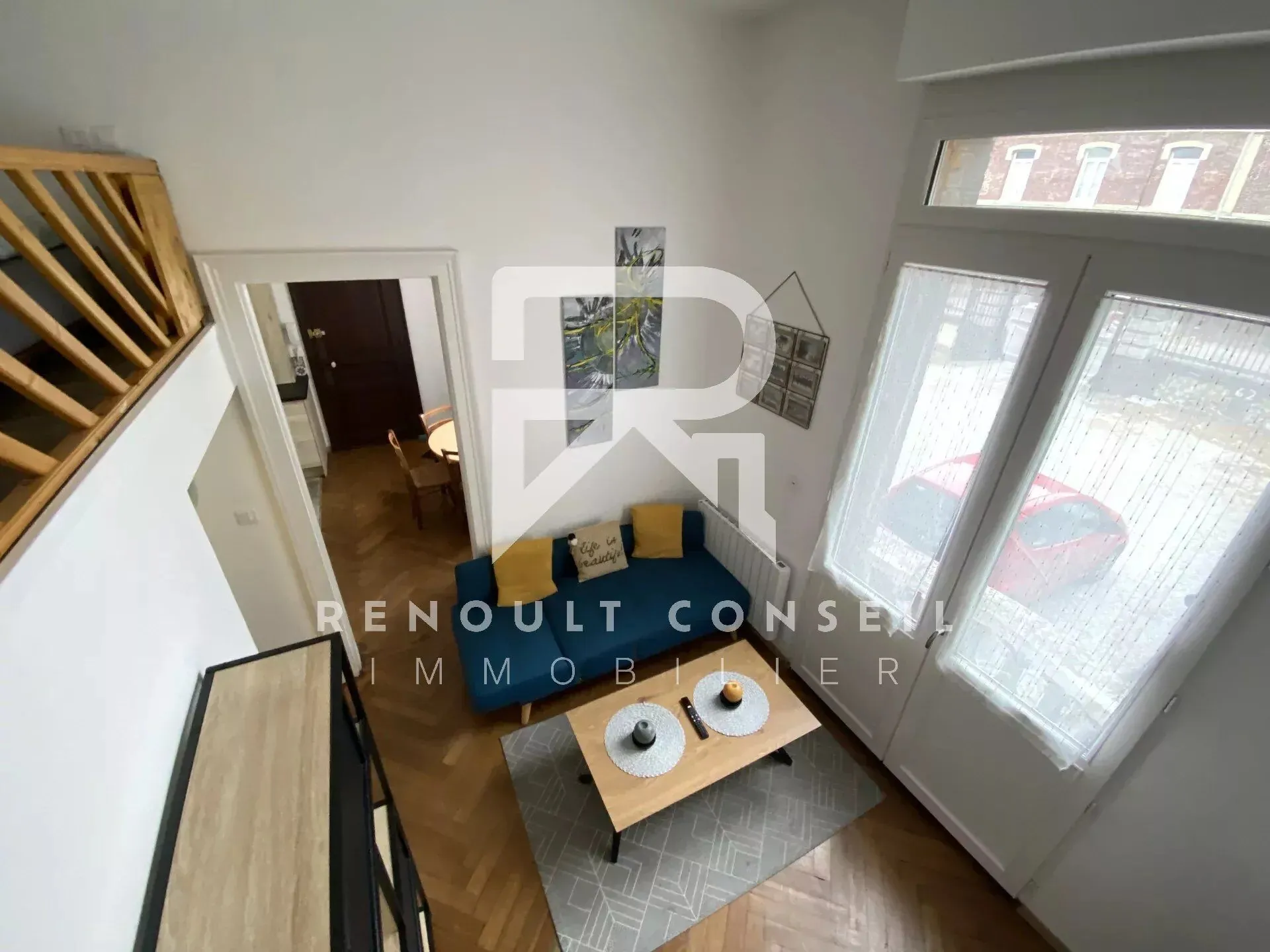 Appartement T1 bis meublé à Rouen Saint Sever – Rénové, idéal investisseur 
