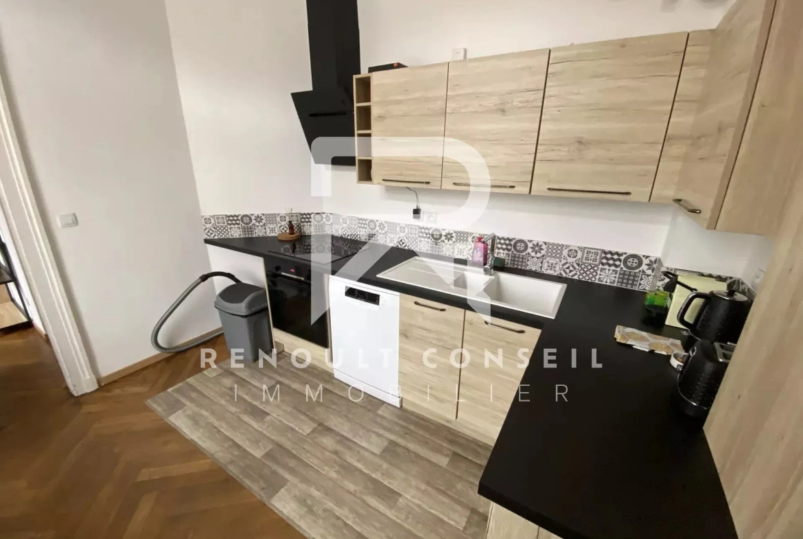 Appartement T1 bis meublé à Rouen Saint Sever – Rénové, idéal investisseur 