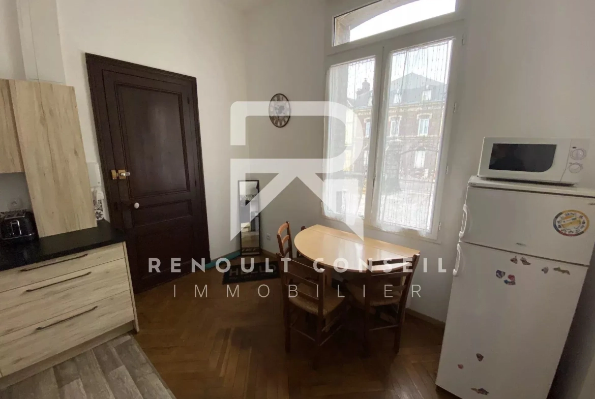 Appartement T1 bis meublé à Rouen Saint Sever – Rénové, idéal investisseur 