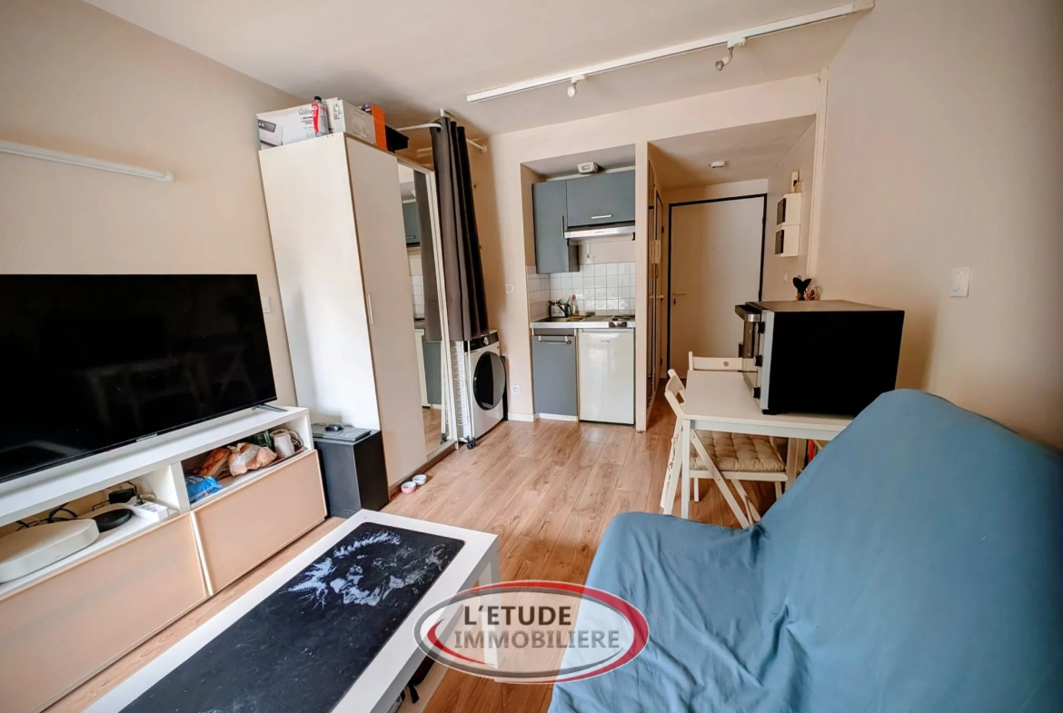 Studio lumineux de 17,43 m² à Nantes, idéal pour investissement ou premier achat 