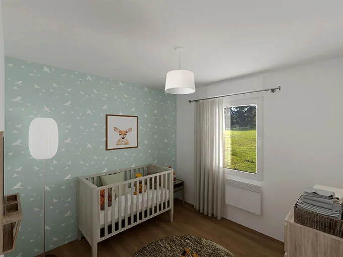 Maison neuve 75m² avec 3 chambres à Couzeix, conforme RE2020 