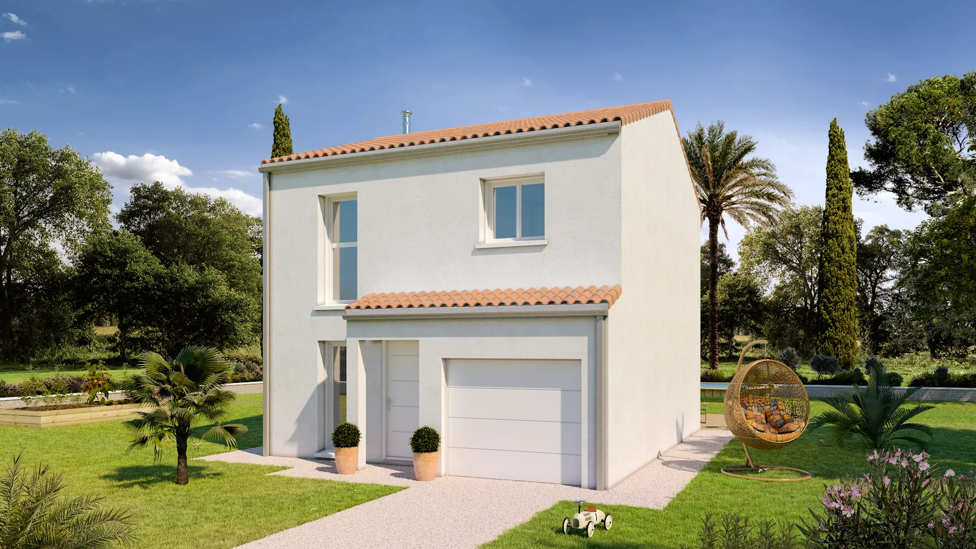 Maison neuve 3 chambres avec garage à Langon dans un quartier privé 