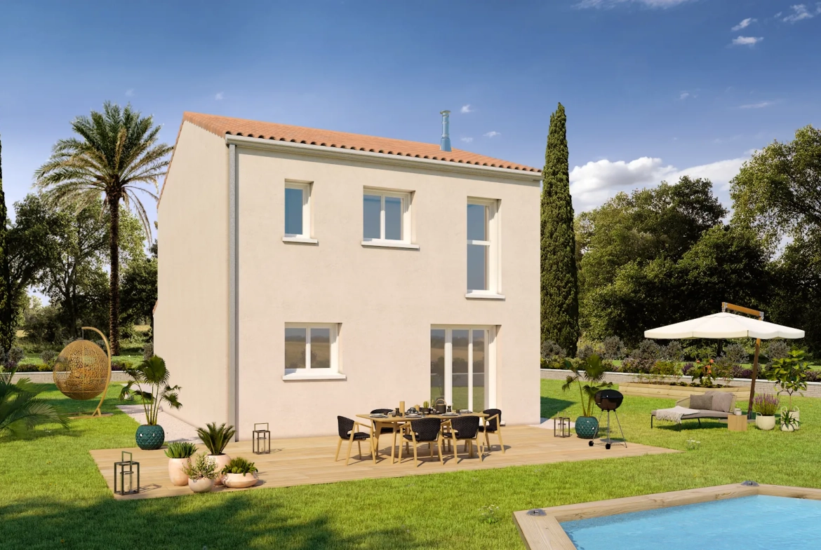 Maison neuve 3 chambres avec garage à Langon dans un quartier privé 