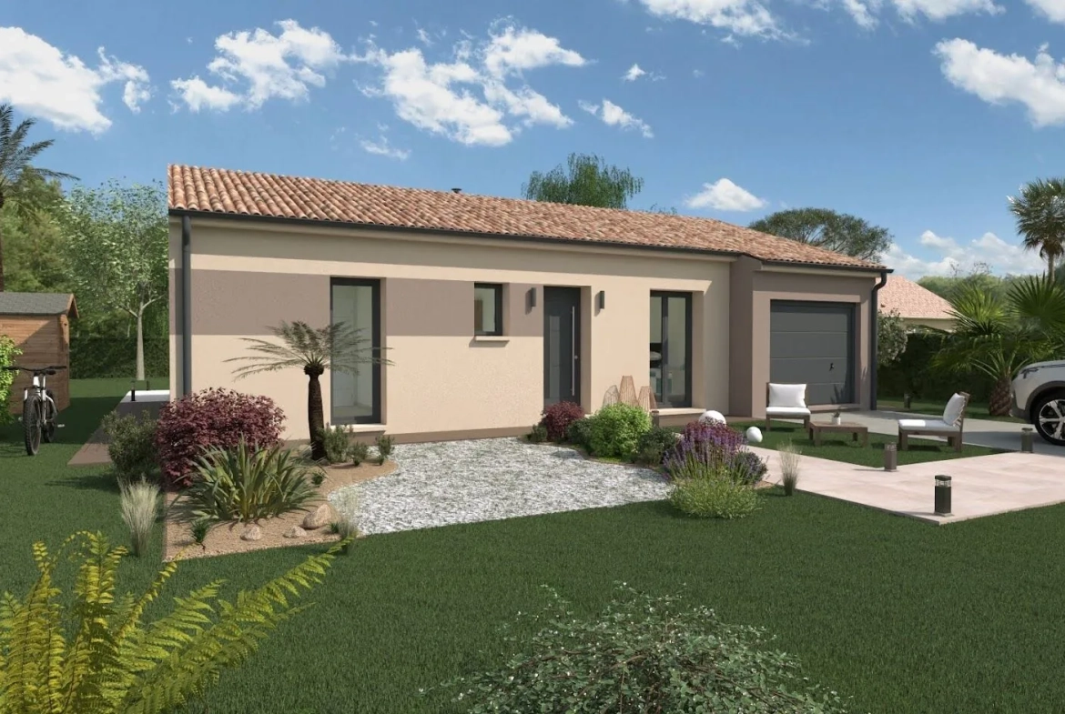 Projet de maison neuve à Hostens avec construction sur mesure et financement sans apport 
