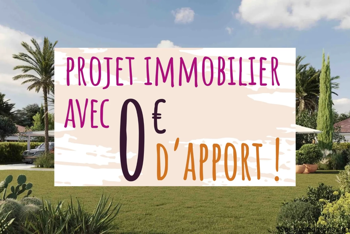 Projet de maison neuve à Hostens avec construction sur mesure et financement sans apport 